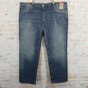 NWT Levi's 559 Relaxed Fit Straight Leg Denim Blue Jeans Men's 48 x 32 Stretch